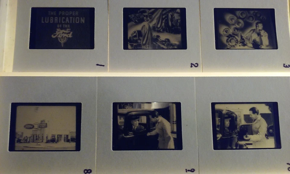 Rare Find FORD MOTORS 1930's (100) B&W Photo Slides for Training Presentation? - Image 4 of 4