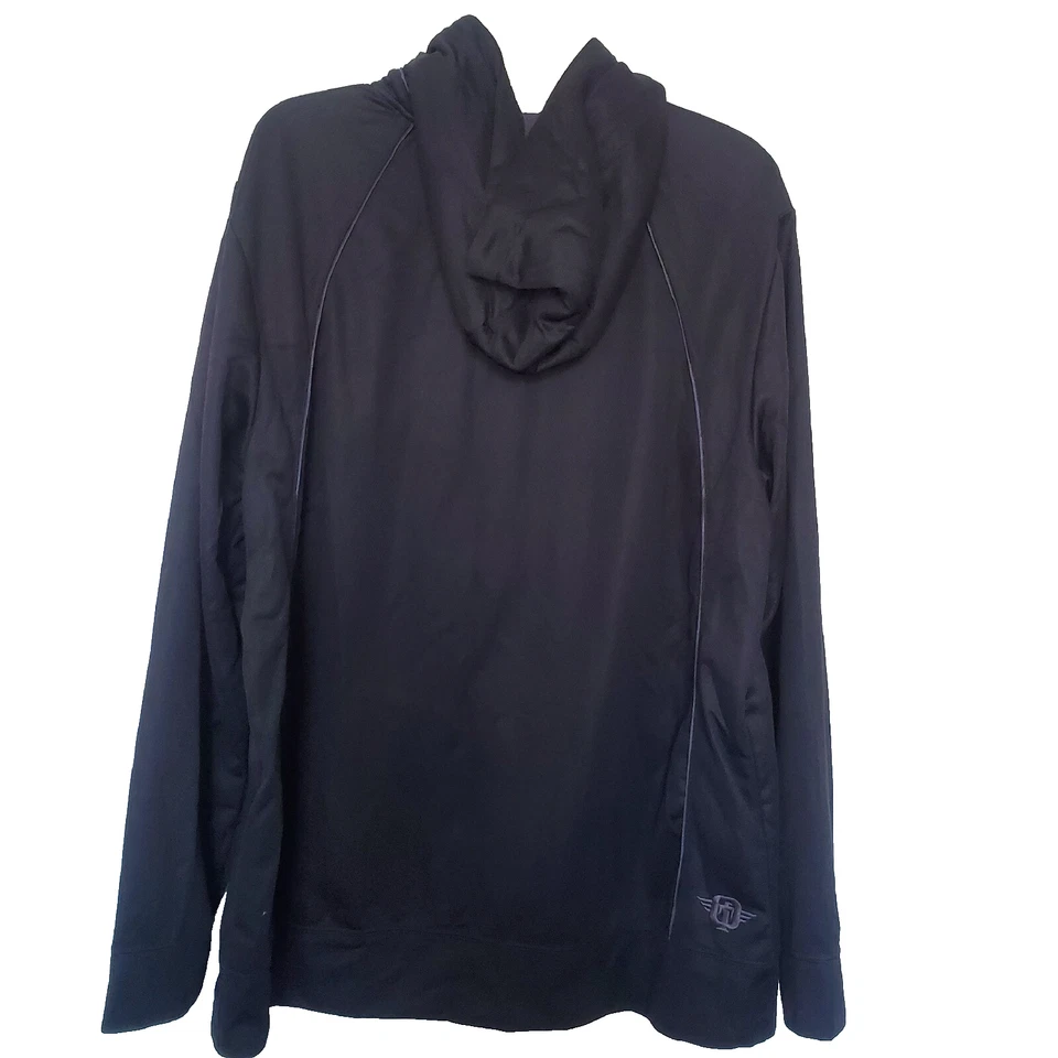 Tapout MMA Full Zip Black Hoodie Jacket Mens Size XL Embroidered Logo w/ Pockets - Image 2 of 4