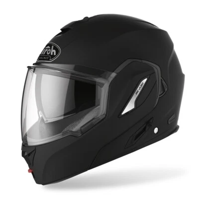 Airoh Rev-19 Modular Klapphelm Schwarz Matt Klapp-Flip-Up Motorrad Helm - Bild 1 von 3