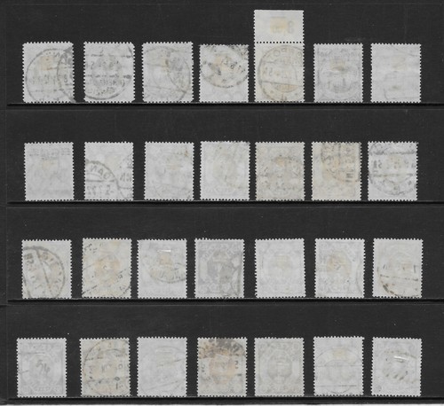 DANZIG VARIOUS USED POSTAGE/SEMI-POSTAL/AIRMAIL ISSUES 1921 - 1922 - Picture 2 of 2