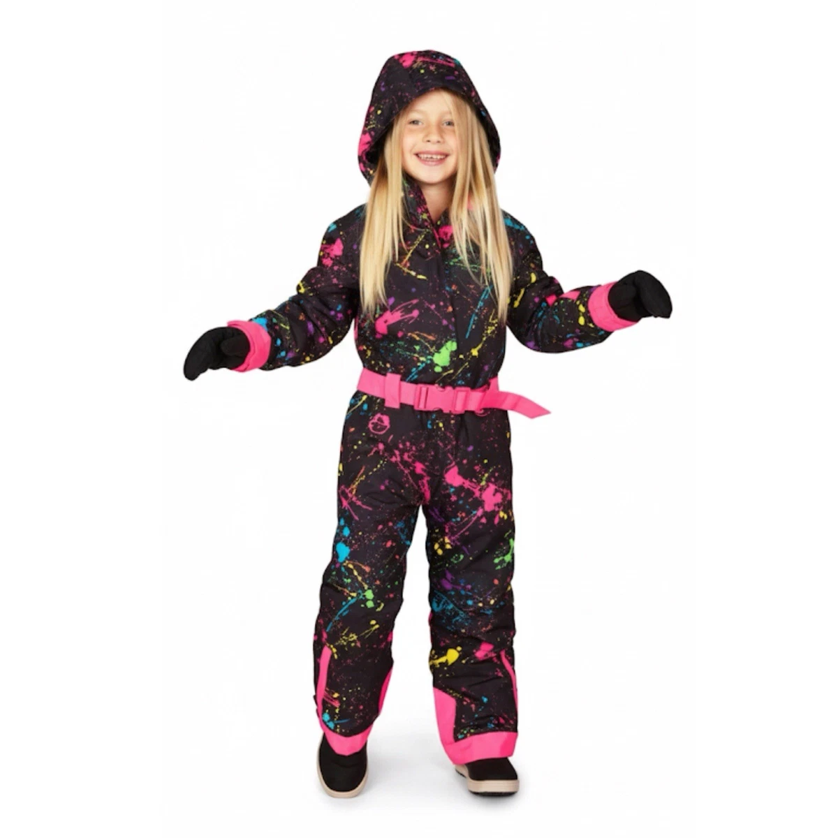Bonnet Polaire Vintage Gymboree 'Snow Angels' - Taille 5-7 Ans, Rose - Neuf Avec étiquette