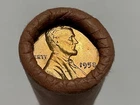 OBW 1958 P LINCOLN WHEAT CENT PENNY ROLL UNCIRCULATED ORIGINAL BANK WRAPPED ROLL