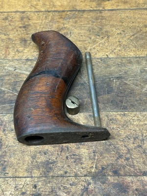 #ad #ad STANLEY NO 1 REAR TOTE HANDLE WITH HARDWARE. ALL ORIGINAL. ROSEWOOD? $225.00