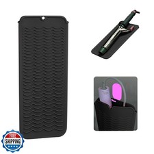 Heat Resistant Silicone Mat with Hanging Hole, Straightener Heat