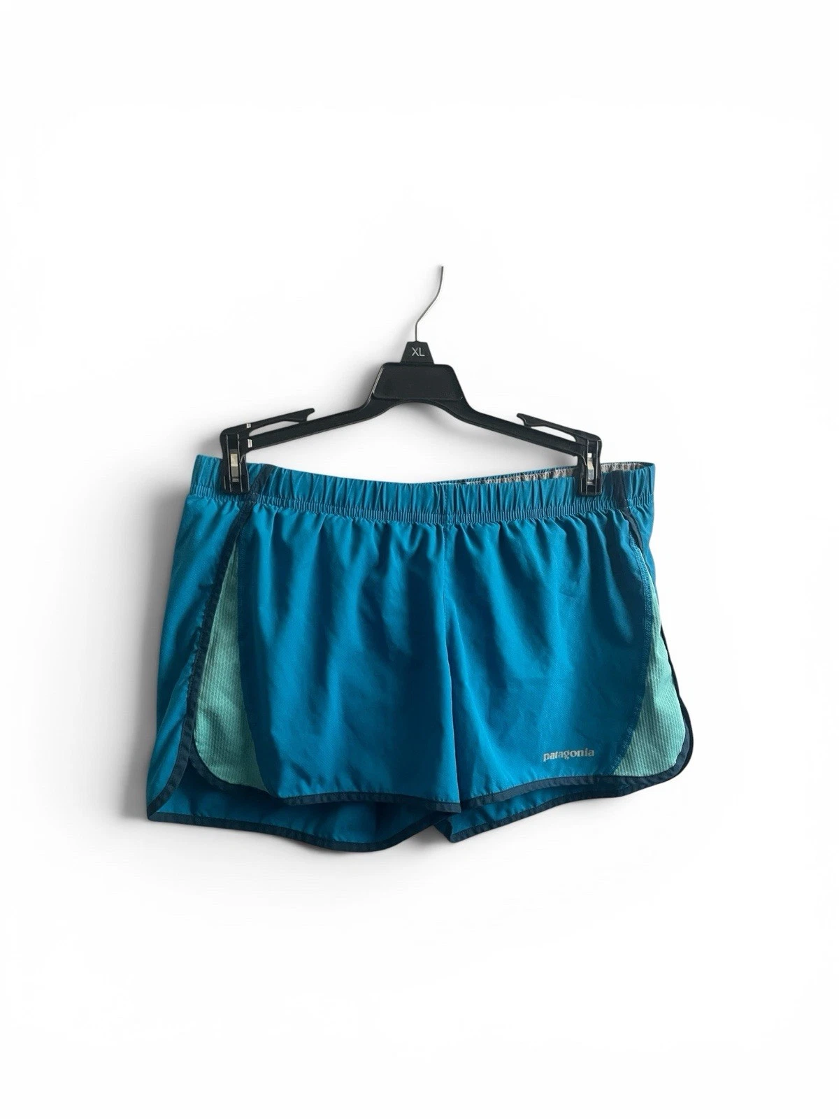 Patagonia Women’s Strider Running Shorts Size Small Turquoise Blue