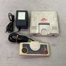 NEC PC Engine Gaming Console - White PI-TG001 controller FRom JAPAN