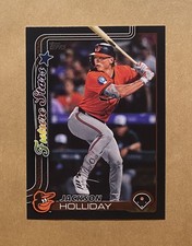 2025 Topps Series 1 220 Jackson Holliday Base Future Stars Black Parallel #37/74