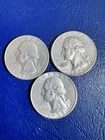 1959-D Washington Quarter 90% Silver Denver Mint QTY 3 US Coins Auction NR