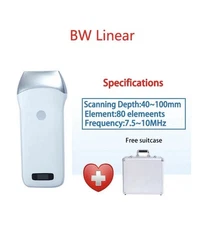 Wireless  Ultrasound Scanner Portable Machine WiFi Linear Probe, WiFi  Scanner