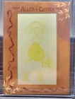 1 OF 1 '25 Allen & Ginter - Roki Sasaki - Framed Printing Plate Mini Yellow 1/1
