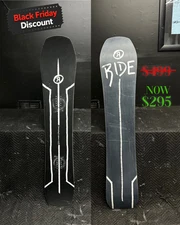Ride Smokescreen Men's Snowboard Size 155cm (2022)