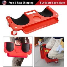 ABS High-Impact Frame Rolling Knee Cart with Rolling Knee Pads for Mechanics New