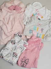 Lot Of Disney Baby Mini Mouse Baby Girl Clothing Size 12 Months Pant And Shirts