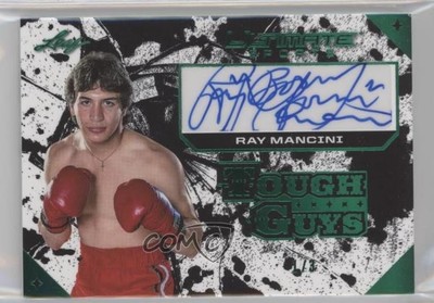 2024 Leaf Ultimate Sports Tough Guys Green Holo /3 Ray Mancini #UTG-RM1 Auto ob9