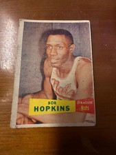 1957-58 Topps Basketball Bob Hopkins Card #53 Rookie RC Syracuse Nationals