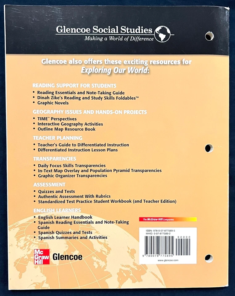 6th - 9th Grades - HISTORY - UNIT RESOURCE - THE WORLD (Teacher Edition) - Image 2 of 4