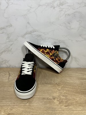 Vans Old Skool Samurai Rising Flames Women s Sneaker VN0A3WKT44I Sz 6 New