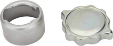 Aluminum Gas/Oil Tank Filler Neck, Twist-On Vented Cap, Universal Fit - Premium