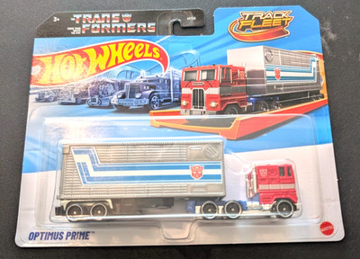 hot wheels truck fleet 2024 Optimus prime red new transformers