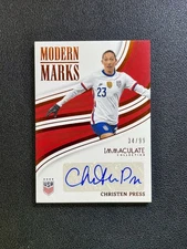 2023-24 Panini Immaculate Christen Press Modern Marks Auto #34/99 No.MM-CP