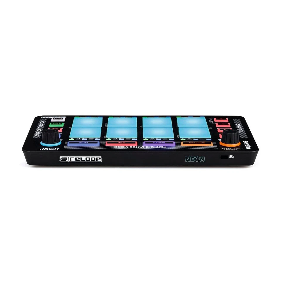 Reloop Neon Performance Pad Controller For Serato DJ, 8-modes, LEDS 232520 NEW - Image 3 of 4