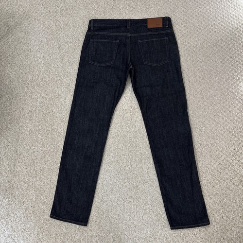 Hugo Boss Mens Jeans Straight Fit Stretch Dark Blue Wash Delaware Size W35 L32 - Picture 7 of 16