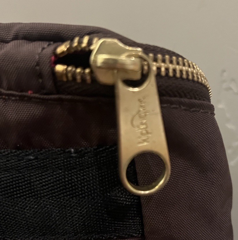 Kipling Nylon Backpack Brown Multi Pocket Travel … - image 5