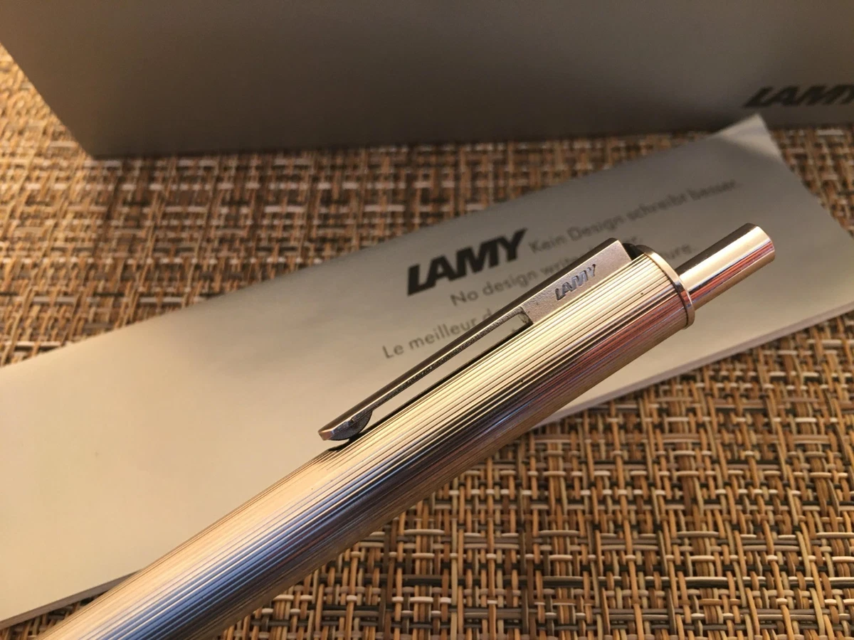 LAMY SWIFT 333 PLATINUM FINISH ROLLERBALL PEN / GERMANY/EXCELLENT 