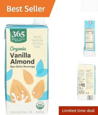 Organic Vanilla Almond Milk, , Low-Fat, 32 Fl Oz