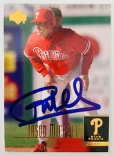 Jason Michaels Phillies Autographed 2001 Upper Deck Star Rookie Card #293 COA