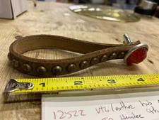 Vtg Wheel Hub Cleaner Leather Studs Reflector Fancy Bicycle Cruiser Schwinn Elgi