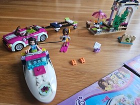 41316 Lego Friends Andreas Race Boat Transporter Like New Complete