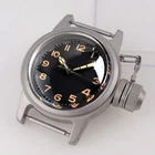 36mm Sandblasted Watch Case Domed Sapphire Crystal for NH35 ETA2824 PT5000 20ATM