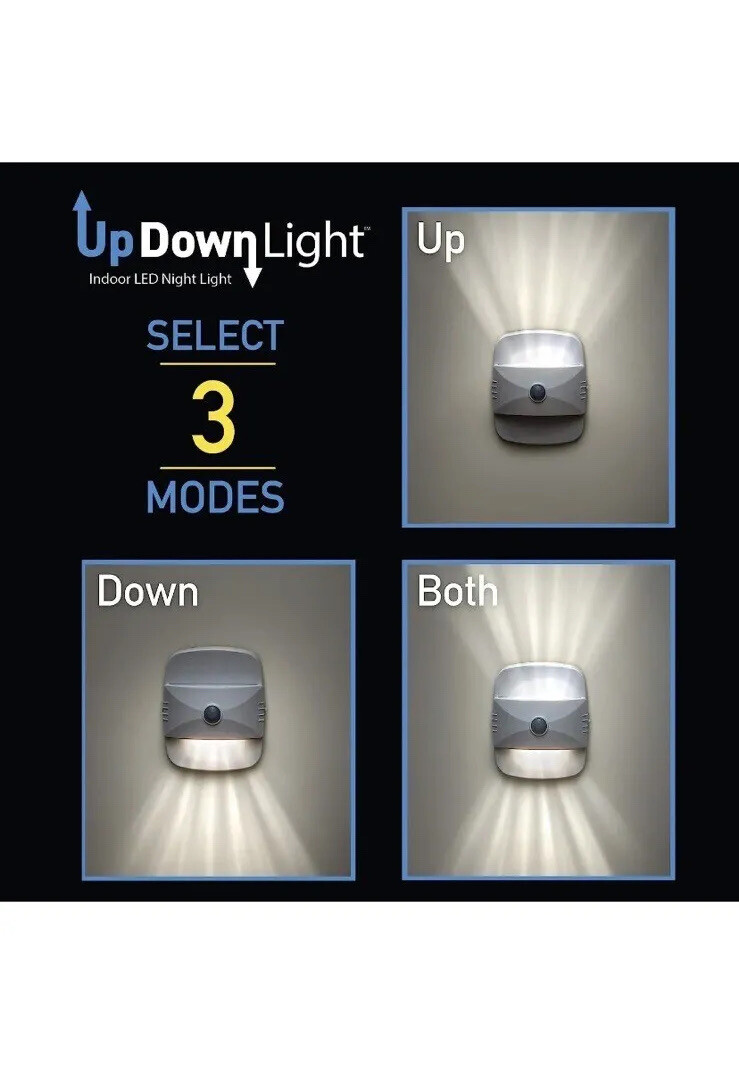 Sensor Brite Up Down Wireless Motion Sensing LED Light | eBay