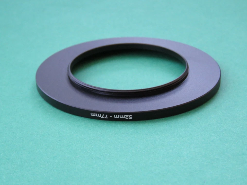 52mm-77mm Stepping 52-77 Step-Up Male-Female Filter Ring Adapter 52mm-77mm  - Image 2 of 2