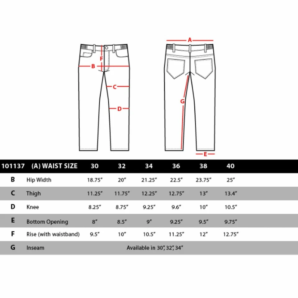 Condor 101137 Cipher Jeans Stretch Elastic Urban Tactical Casual Men's Pants - Image 2 of 2