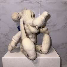 Walt Disney World White GOOFY Bean Bag Plush Park Exclusive RARE NWT