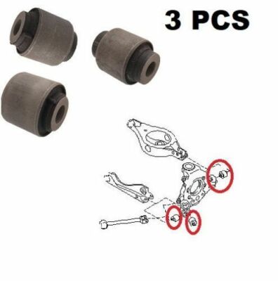 Rear Control Arm Wheel Hub Knuckle Bushes Bushings for Nissan