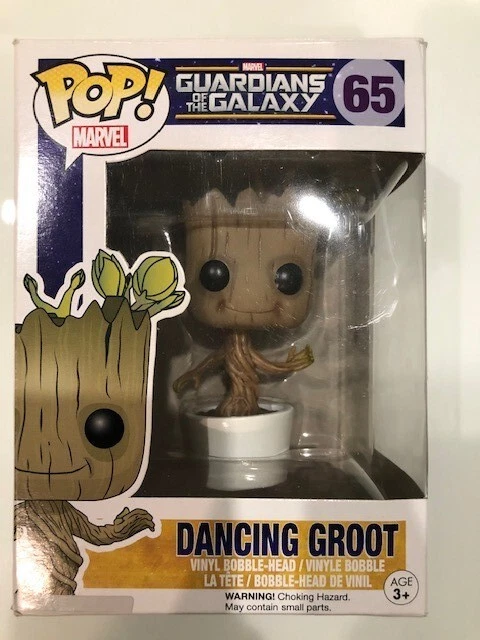 Funko POP! Vinyl Bobble Head Marvel: Guardians of the Galaxy Dancing Groot  Vinyl Collector Figure 65