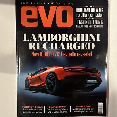 Evo Magazine May 2023 Lamborghini Recharged