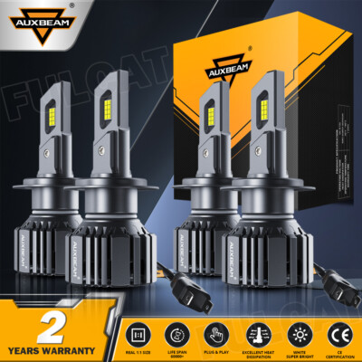 For RAM ProMaster 1500 2500 3500 2014-2024 Canbus LED Headlight High Low Beam 2x
