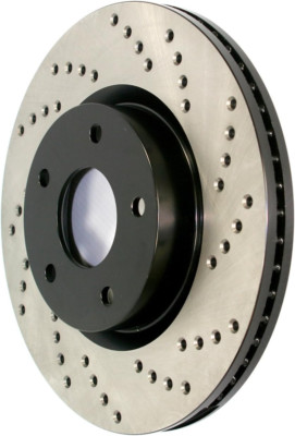 Stoptech 128.42080R Rotor - Disc Brake Rotor, Front Right - INFINITI, NISSAN