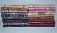 New Scottish 100% Lambswool of Scotland Scarf Tartan Check Wool Scarves Stoles