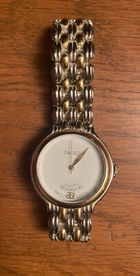 Vintage Gold Silver Designed By Paolo Gucci 487W Women display picture 1