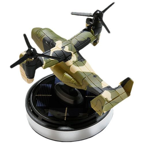 Auto Rotating Solar Car Perfume Air Freshener Fishhawk Plane Auto Accessories