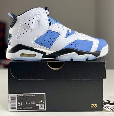 NEW Nike Air Jordan 6 Retro UNC University Blue | Grade Size 6.5Y