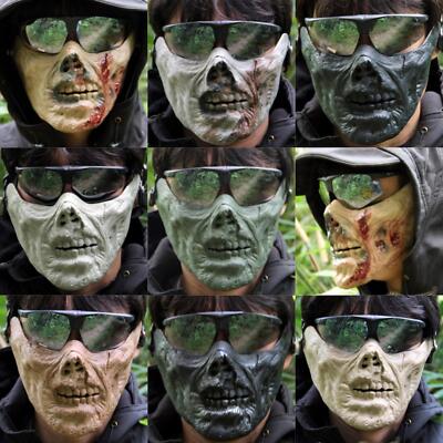 Halloween Cosplay Skull Mask Half Full Head Helmet Horror Party Pro Scary Gifts