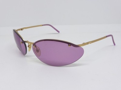 Max Mara MM 156/S 002T9 Mattgold mit violetten Gläsern Damen Sonnenbrille