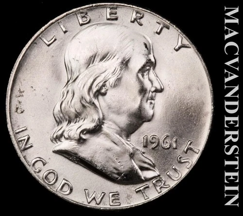 1961-D Franklin Half Dollar — photo from the most recent tracked eBay sale