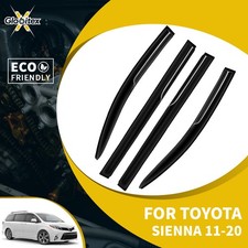 For 2011-2019 Toyota Sienna Jdm Mugen Window Visors Sun Rain Wind Guards Us For 2011-2019 Toyota Sienna Jdm Mugen Window Visors Sun Rain Wind Guards Us
